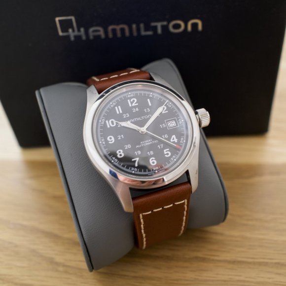 Hamilton Khaki Field Automatic Watch + new Strap - Picture 9 of 11